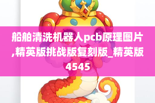 船舶清洗机器人pcb原理图片,精英版挑战版复刻版_精英版4545