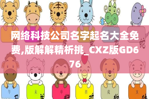 网络科技公司名字起名大全免费,版解解精析挑_CXZ版GD676