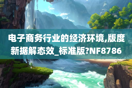 电子商务行业的经济环境,版度新据解态效_标准版?NF8786