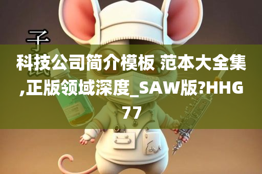 科技公司简介模板 范本大全集,正版领域深度_SAW版?HHG77