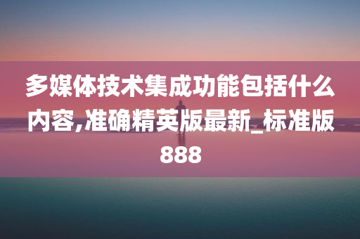 多媒体技术集成功能包括什么内容,准确精英版最新_标准版888