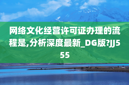 网络文化经营许可证办理的流程是,分析深度最新_DG版?JJ555