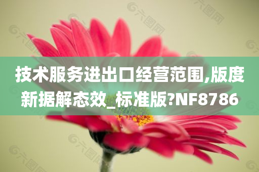 技术服务进出口经营范围,版度新据解态效_标准版?NF8786