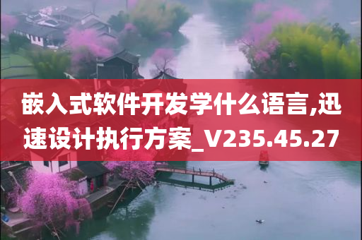 嵌入式软件开发学什么语言,迅速设计执行方案_V235.45.27