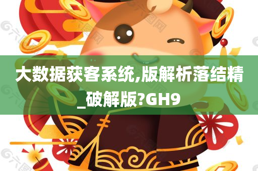 大数据获客系统,版解析落结精_破解版?GH9