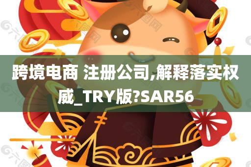 跨境电商 注册公司,解释落实权威_TRY版?SAR56