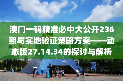 澳门一码精准必中大公开236期与实地验证策略方案——动态版27.14.34的探讨与解析