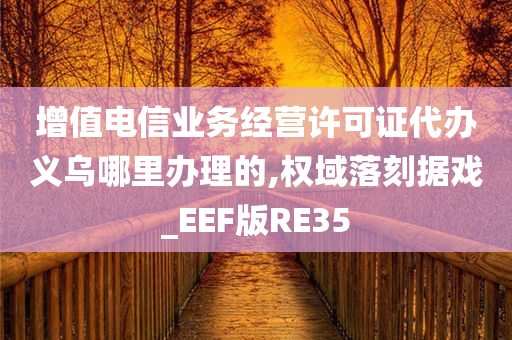 增值电信业务经营许可证代办义乌哪里办理的,权域落刻据戏_EEF版RE35