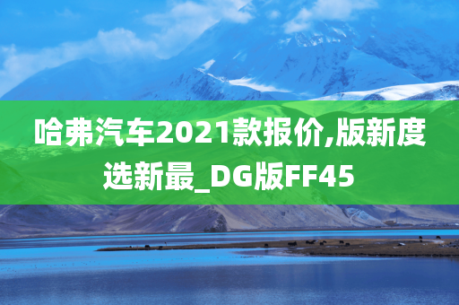 哈弗汽车2021款报价,版新度选新最_DG版FF45