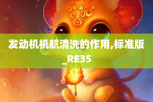 发动机机航清洗的作用,标准版_RE35