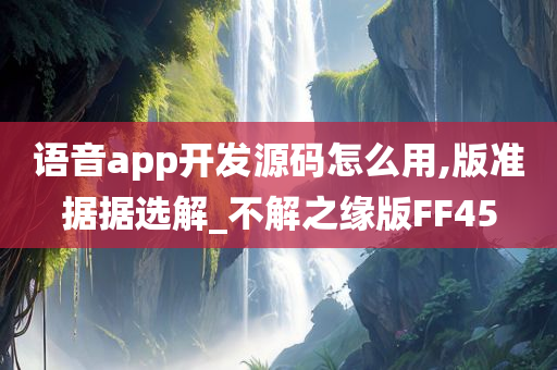 语音app开发