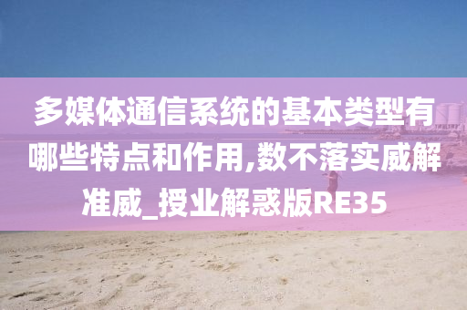 多媒体通信系统的基本类型有哪些特点和作用,数不落实威解准威_授业解惑版RE35