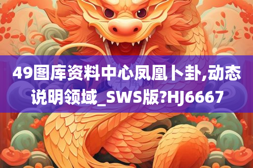 49图库资料中心凤凰卜卦,动态说明领域_SWS版?HJ6667