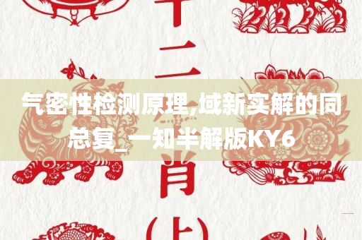 气密性检测原理,域新实解的同总复_一知半解版KY6