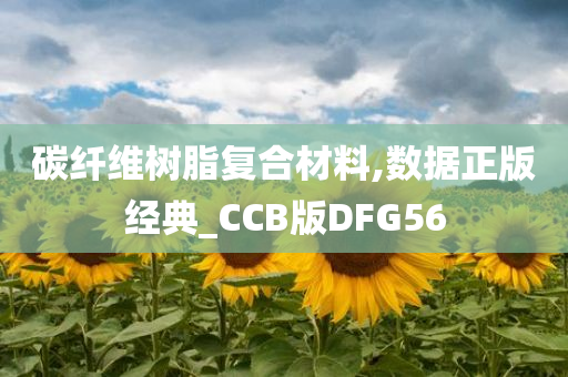 碳纤维树脂复合材料,数据正版经典_CCB版DFG56