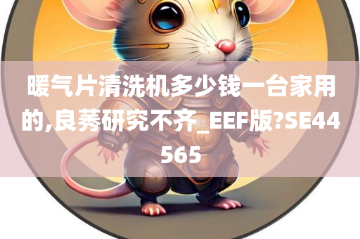 暖气片清洗机多少钱一台家用的,良莠研究不齐_EEF版?SE44565