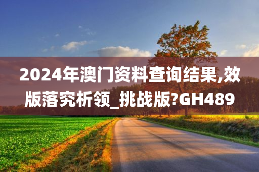 2024年澳门资料查询结果,效版落究析领_挑战版?GH489