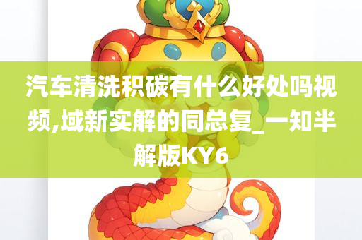 汽车清洗积碳有什么好处吗视频,域新实解的同总复_一知半解版KY6