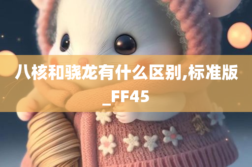 八核和骁龙有什么区别,标准版_FF45