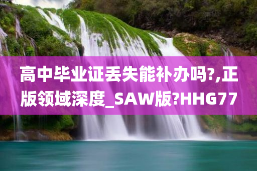 高中毕业证丢失能补办吗?,正版领域深度_SAW版?HHG77