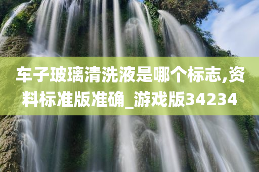 车子玻璃清洗液是哪个标志,资料标准版准确_游戏版34234