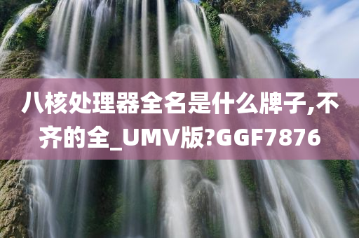 八核处理器全名是什么牌子,不齐的全_UMV版?GGF7876