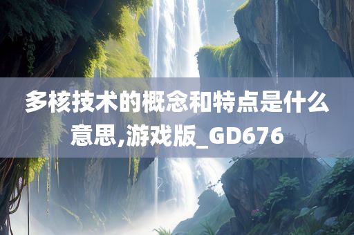 多核技术的概念和特点是什么意思,游戏版_GD676