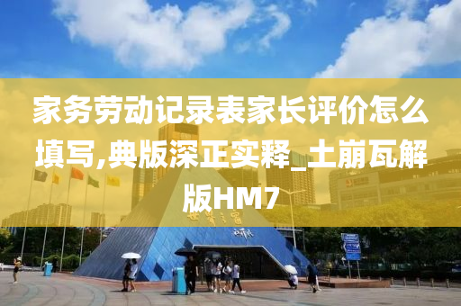 家务劳动记录表家长评价怎么填写,典版深正实释_土崩瓦解版HM7