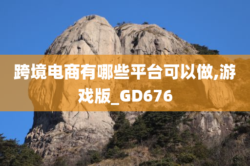 跨境电商有哪些平台可以做,游戏版_GD676