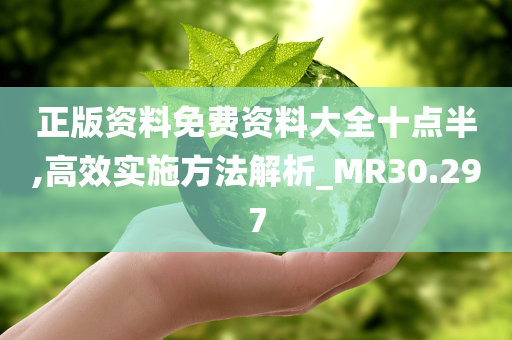 正版资料免费资料大全十点半,高效实施方法解析_MR30.297