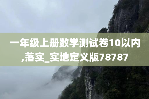 一年级上册数学测试卷10以内,落实_实地定义版78787