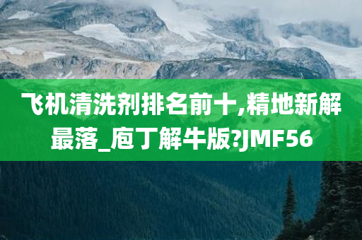 飞机清洗剂排名前十,精地新解最落_庖丁解牛版?JMF56