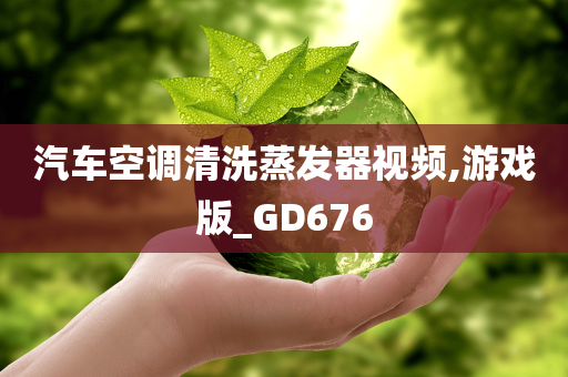 汽车空调清洗蒸发器视频,游戏版_GD676