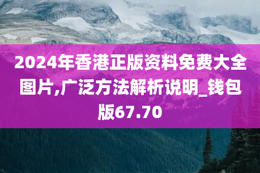 2024年香港正版资料免费大全图片,广泛方法解析说明_钱包版67.70