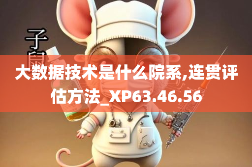 大数据技术是什么院系,连贯评估方法_XP63.46.56