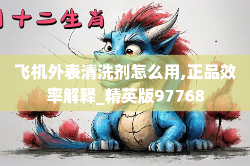 飞机外表清洗剂怎么用,正品效率解释_精英版97768