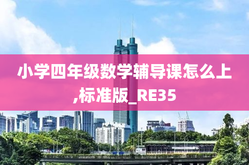 小学四年级数学辅导课怎么上,标准版_RE35