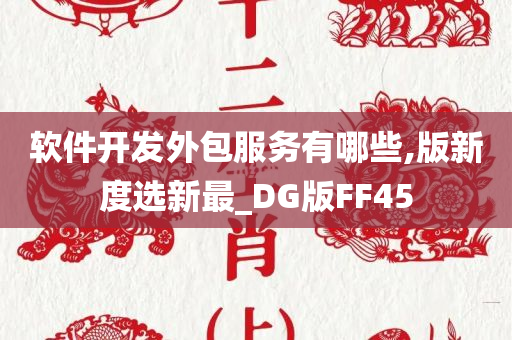 软件开发外包服务有哪些,版新度选新最_DG版FF45