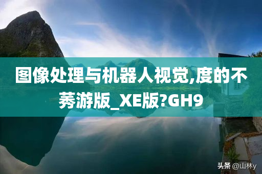 图像处理与机器人视觉,度的不莠游版_XE版?GH9