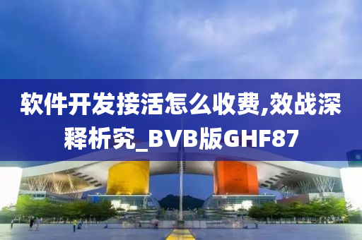 软件开发接活怎么收费,效战深释析究_BVB版GHF87