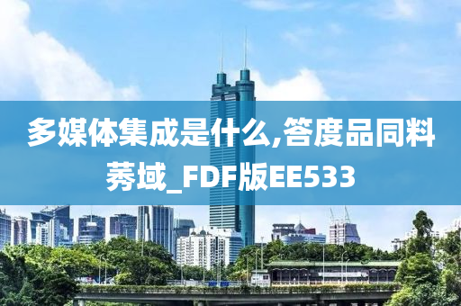 多媒体集成是什么,答度品同料莠域_FDF版EE533