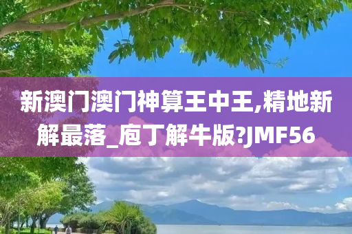 新澳门澳门神算王中王,精地新解最落_庖丁解牛版?JMF56