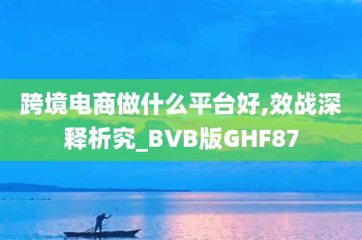 跨境电商做什么平台好,效战深释析究_BVB版GHF87