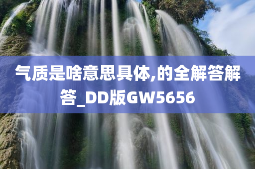 气质是啥意思具体,的全解答解答_DD版GW5656