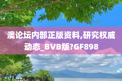 澳论坛内部正版资料,研究权威动态_BVB版?GF898