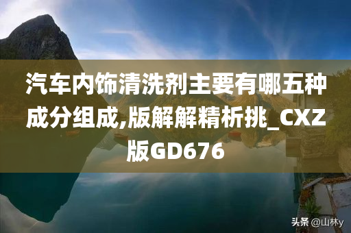 汽车内饰清洗剂主要有哪五种成分组成,版解解精析挑_CXZ版GD676