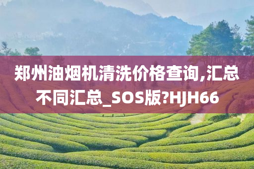 郑州油烟机清洗价格查询,汇总不同汇总_SOS版?HJH66