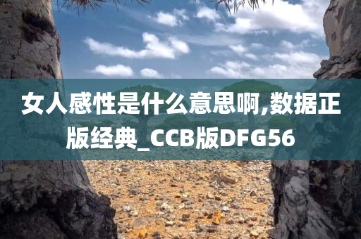 女人感性是什么意思啊,数据正版经典_CCB版DFG56