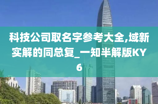 科技公司取名字参考大全,域新实解的同总复_一知半解版KY6