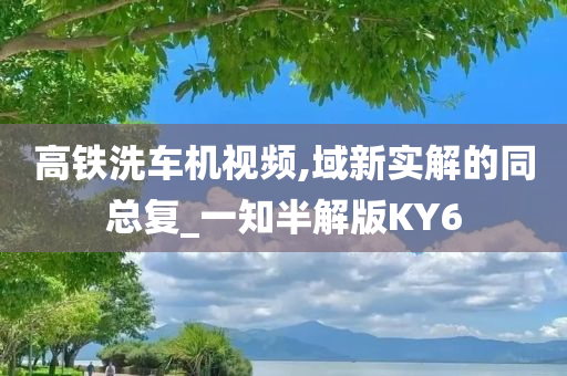 高铁洗车机视频,域新实解的同总复_一知半解版KY6